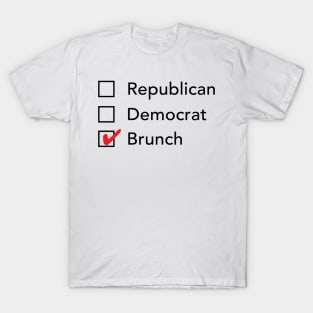 Republican Democrat Brunch T-Shirt